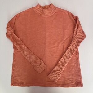 Amandi Coral‎ Long Sleeve Shirt, Coral Tops, Slim Arm Long Sleeves, Size M D6